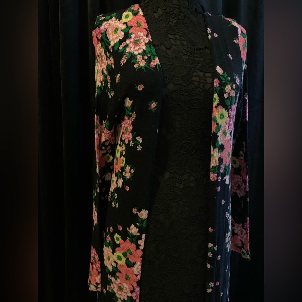 Floral sweater